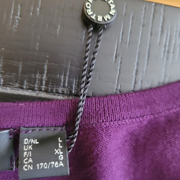 Mexx blk/purple dress - Picture 2 of 4